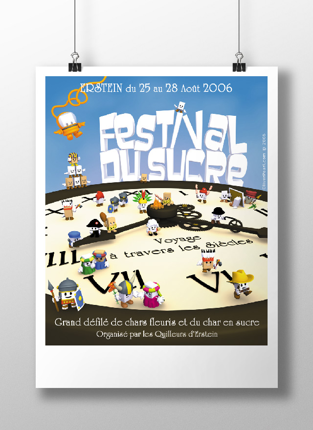 affiche du festival du sucre d'Erstein