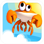 graphismes et site web du jeu CrazyCrab pour iOS